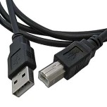 USB-B M  USB-A M 1.5m black (SZC)