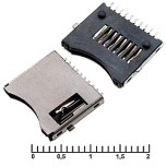 micro-SD SMD 10pin switch M